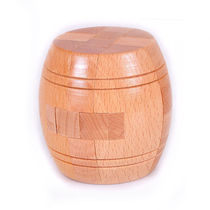 Wine Barrel Rubanlock Round Ball Square Keyhole Bright Lock Burn Brain Puzzle Assembly Building Block Toys Ruban Cubic Lock
