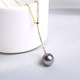 Pearl Pendant Female 925 Sterling Silver Y-chain Clavicle Chain Korean Simple Necklace Wild Single Fashion Shell Bead Pendant Pearl Pendant Female 925 Sterling Silver Y-chain Clavicle Chain Korean Simple Necklace Wild Single Fashion Shell Bead Pendant