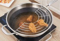 Semi-circular 304 stainless steel drain rack steamer steamer steamer rack kitchen steamer frying drip shelf steamer oil control