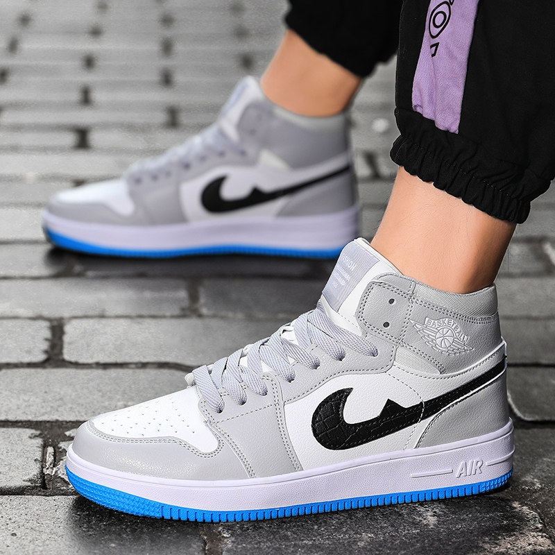 aj2020秋冬新款男女情侣运动休闲板鞋学生潮流时尚高低帮鞋子c