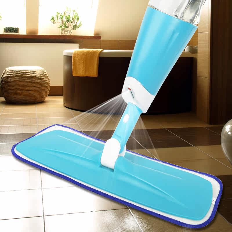 美的家喷水拖把喷雾平板拖把家用实木地板专用大号懒人拖布免手洗