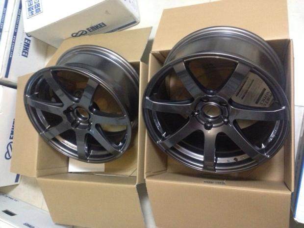 大量现货 日本原装mat旋压轻量enkei pf07轮毂15/16/17/18/19