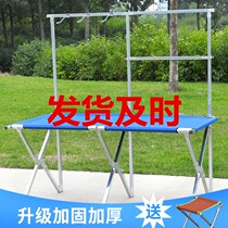 Stall shelves display racks folding shelves multi-function stalls simple tables night markets shrinkable clothes pushers
