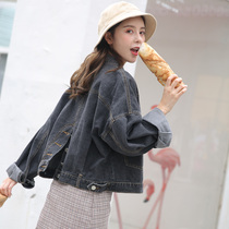 Denim coat women short 2020 spring early autumn new Korean version of loose bf student Joker jacket ins tide