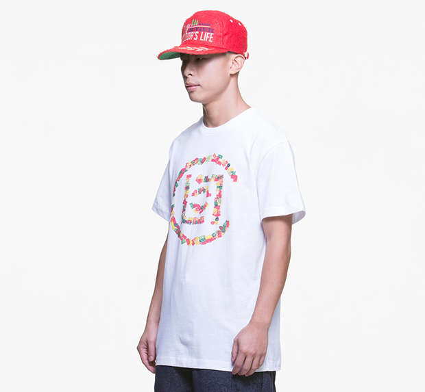 clot 男士针织小熊软糖clot图案圆领t恤 ss16tmsp-1021