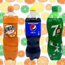 (September) Pepsi 1Lx8 bottles of whole box of large bottles of carbonated cola Seven-Up
