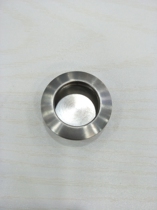 Stainless steel round lid handle Concealed invisible drawer Modern simple wardrobe cabinet cabinet cabinet dark handle