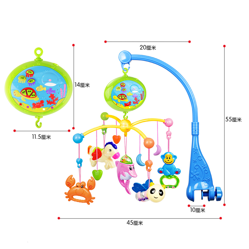 宝宝床铃音乐旋转婴儿玩具0-1岁新生儿床头铃男女孩0-3-6-12个月产品展示图4
