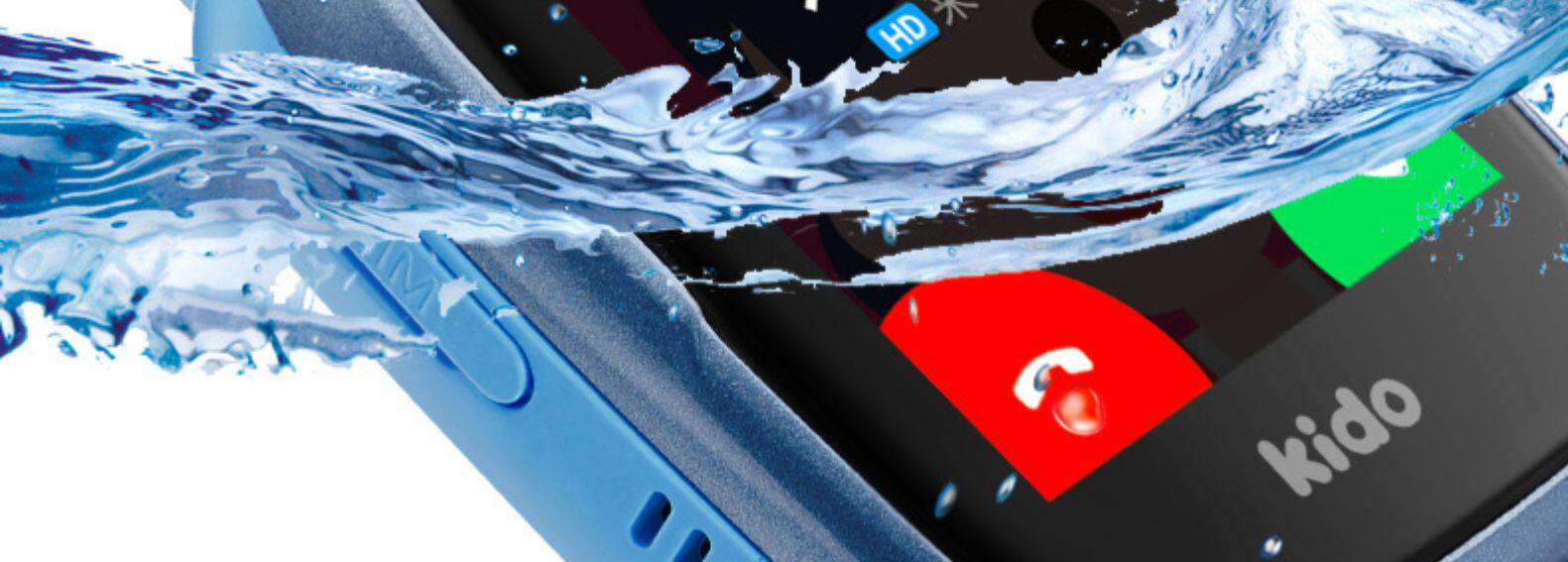 kido儿童智能手表f2橘粉色