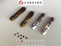 Applicable to the original motorcycle CG125 flower cat silver cat WH125-3-R side cover plate side cover Word label sticker