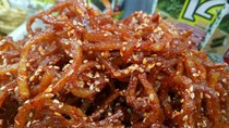 Dalian specialty snack honey eel shredded spicy seafood snack fish dried Japanese roasted eel 3 pieces