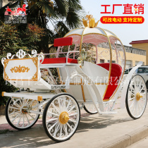 New European-style cinderella pumpkin princess carriage Wedding wedding photography props Wedding carriage can be changed to electric