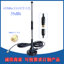 433m antenna 433MHZ large suction cup antenna 35dbi high gain omnidirectional antenna (standing wave ratio:≤1 5)