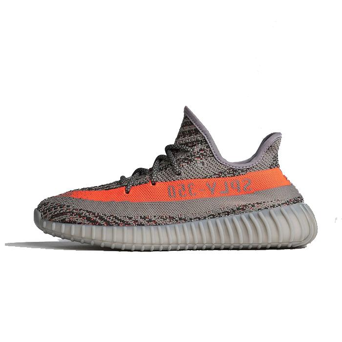 咸鱼体育adidas yeezy 350 boost v2黑红字 侃爷椰子跑鞋cp9652