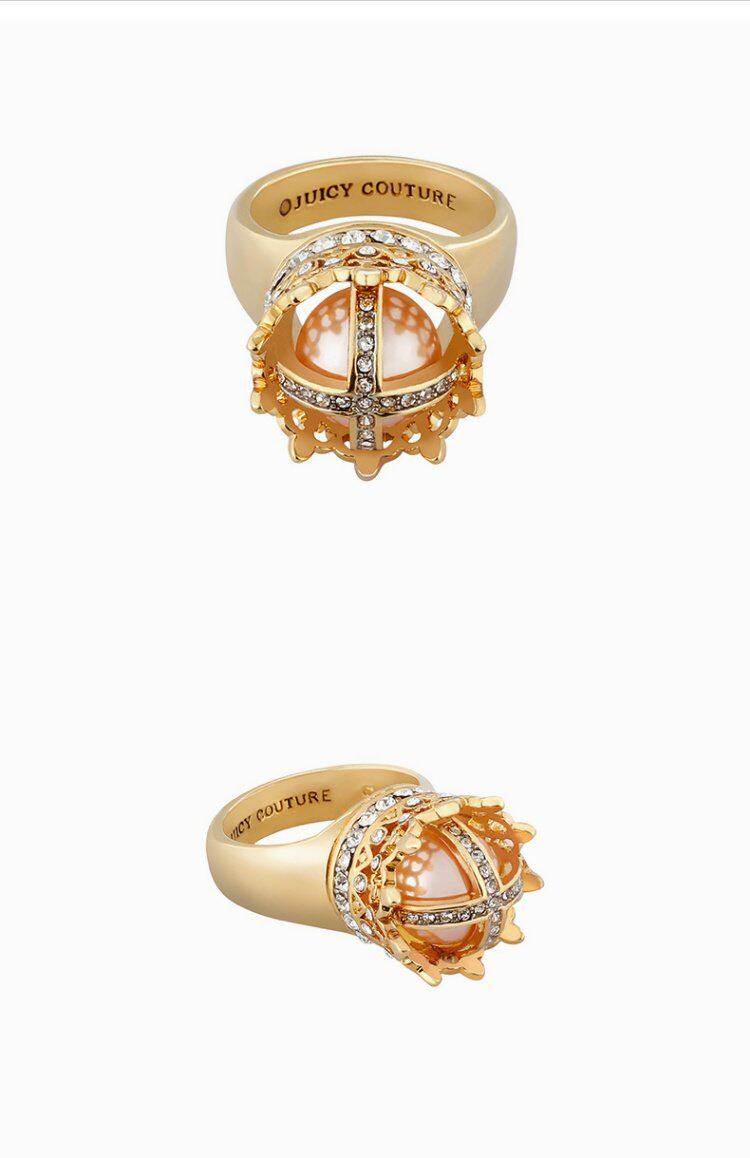 juicycouture精致优雅皇冠造型戒指