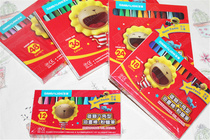 Taiwanese lion student children hexagonal oil painting stick art chalk pastel 4836241812 color