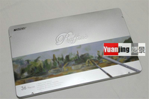 Marco 7120 36 color water soluble lead iron box packaging