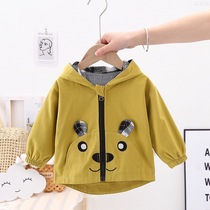 Ai Ke Huo boy coat tide baby coat small children Tide brand childrens clothing male Korean version of Girls thick spring and autumn