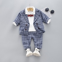 Ai Ke Huo boy suit suit handsome host dress boy boy child one year old baby child suit Korean version