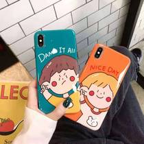 Cartoon boy girl Suitable for vivoY85 mobile phone case Y66 couple y93 y97 soft shell personality Z3