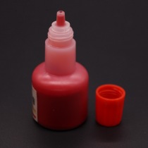 40ml Quick-drying clean printing mimeograph mud seal Quick-drying red financial office add ink Indonesian mimeograph table oil