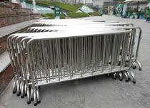 Metro Mall Supermarket Segregation Bar Road Activity Guardrails Stainless Steel Iron Horse Guard Rail Fence With Plate Manufacturer Straight