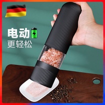 European cooking electric pepper grinder grinds sea salt pepper powder smart household grinding bottle Black pepper grinder