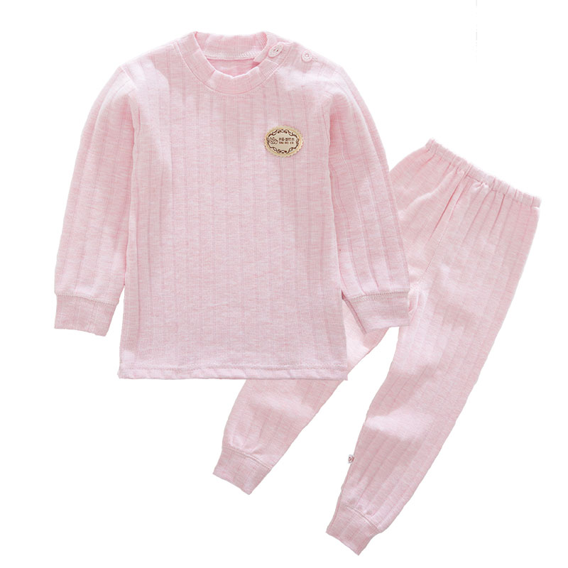 男女儿童秋衣秋裤套装纯棉保暖内衣