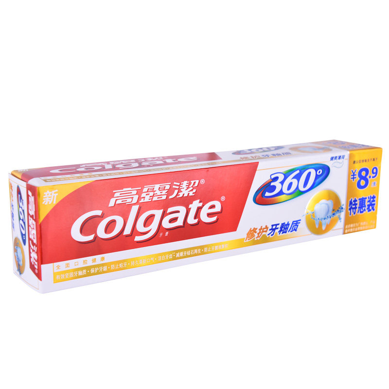 colgate/高露洁360牙膏修护牙釉质90g修复牙釉质清洁口腔