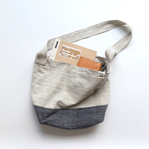 Recommended asmountain Like Mountain Striped Splice Diagonal Satchel Shoulder Bag Cotton Young Womens Cloth Bag Commute Bag eco-friendly bag