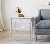 American countryside solid wood carved corner several living-room small square a few sofa side table small table table method bedroom bed head cabinet