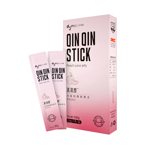 多燕瘦水蜜桃胶原蛋白酵素果冻清清棒 酵素清肠排宿便 正品零食