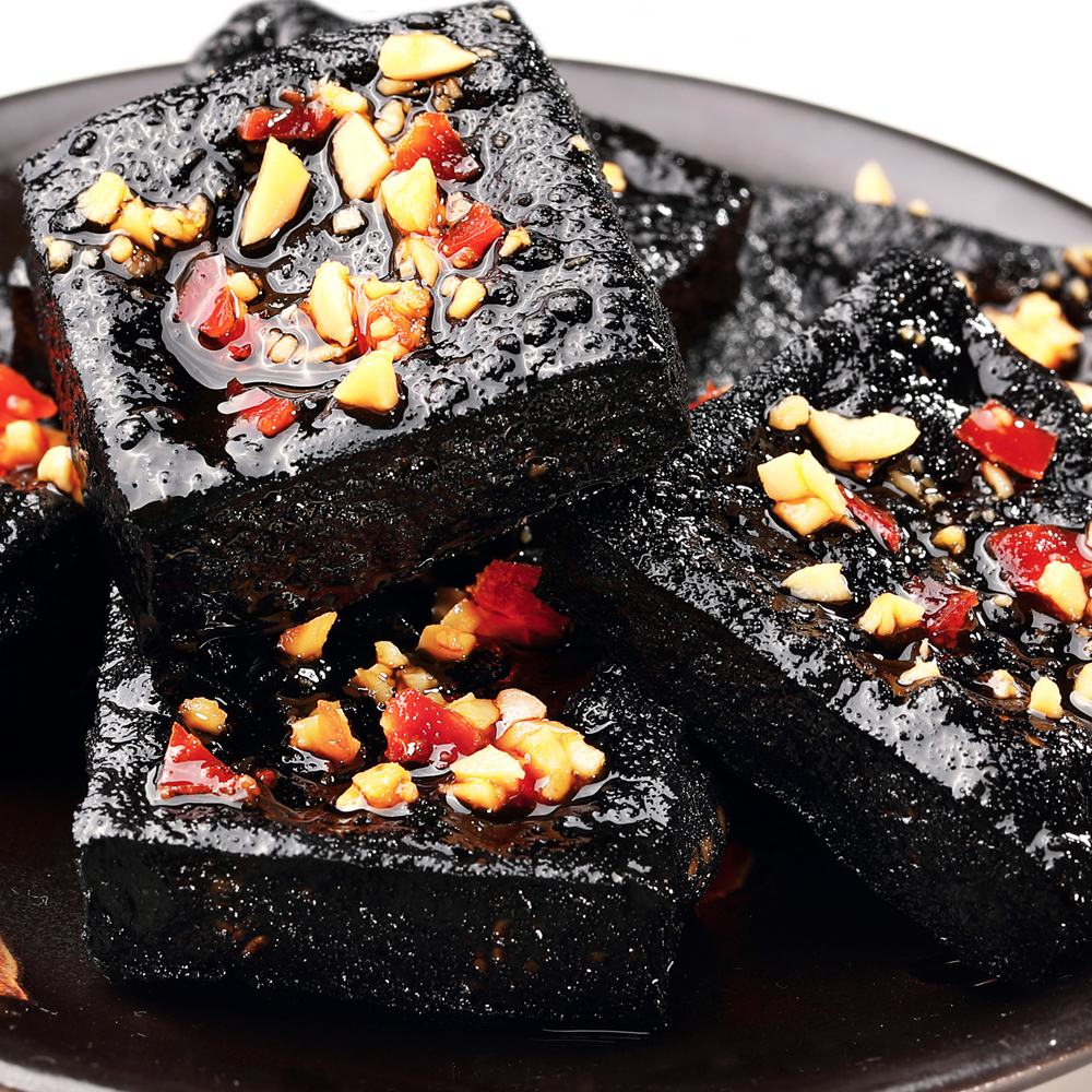 湖南特产邬辣妈228g*2包黑色经典长沙臭豆腐休闲办公零食香辣味