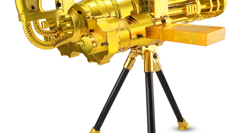 加特林水弹枪儿童玩具枪连发吸水弹电动可充电水晶软弹枪水枪