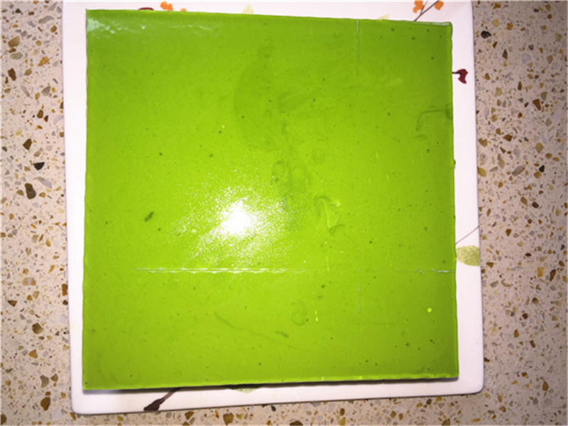 夏日的清凉抹糕茶巧克力慕斯蛋糕