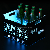 Zooshang bar beer keg led creative charging champagne keg KTV night club ice bucket luminous ice bucket