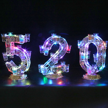 Bar KTV cocktail cup holder One cup bullet cup holder luminous wine rack LED luminous red wine seat wine glass holder