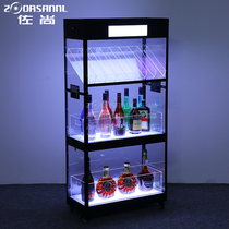 Zooshang night KTV bar LED luminous wine cabinet Three-layer luminous wine rack Champagne wine seat Red wine display rack