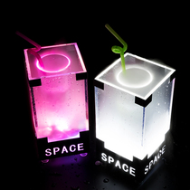 Zoshang luminous chicken tail cup Wine rack Rascal Gollum cup frozen ice box Dry ice cup Bar Japanese creative wine glass