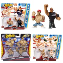 North American genuine WWE rumblers wrestler doll John Cena and The Rock Collectors Edition doll