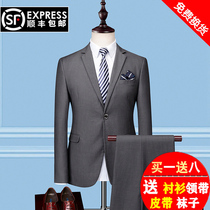 Spring suit suit suit mens three-piece business dress professional suit suit suit overalls groom wedding dress