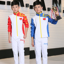 Spring and Autumn Winter Long Sleeve Badminton Clothing Set China Team Table Tennis Coats Men and Women Children Badminton Jacket