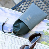 Travel glasses bag sun glasses leather Hanging Bag bag bag bag anti-scratch men and women travel portable fashion sunglasses bag