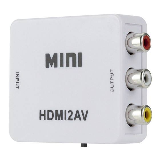 Xiaomi Barley Box 1080p에 적합한 오래된 TV에서 HDMI에서 AV 변환기 HD 셋톱 박스 Xiaomi Barley Box 1080p에 적합한 오래된 TV에서 HDMI에서 AV 변환기 HD 셋톱 박스