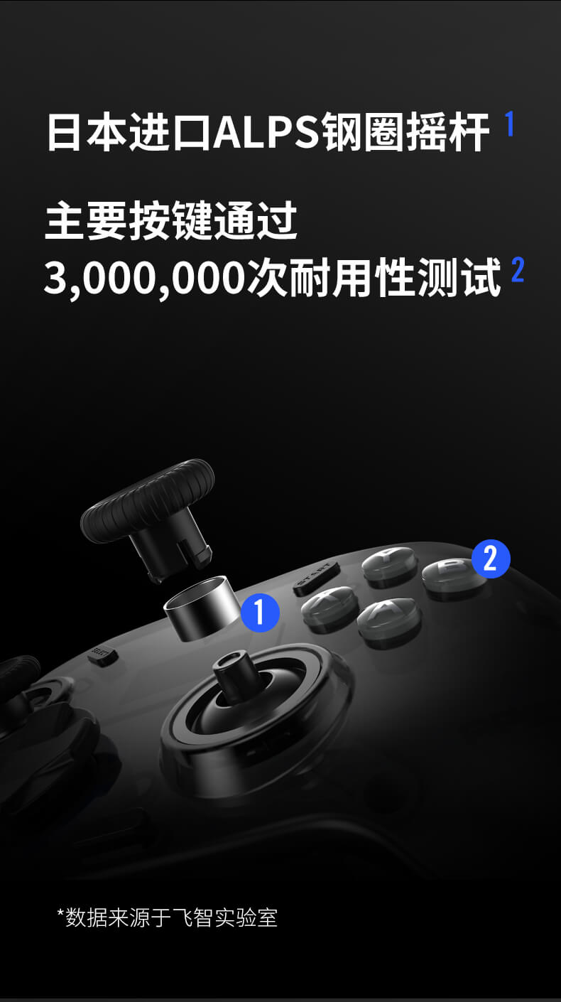 Buy quality Feizhi Octopus 3 Force Feedback Elite Handle Game Handle Pc