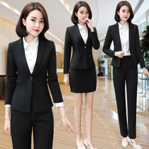 Formwear womens suits college students suit high-end professional wear spring and autumn manager suit overalls temperament interview work clothes