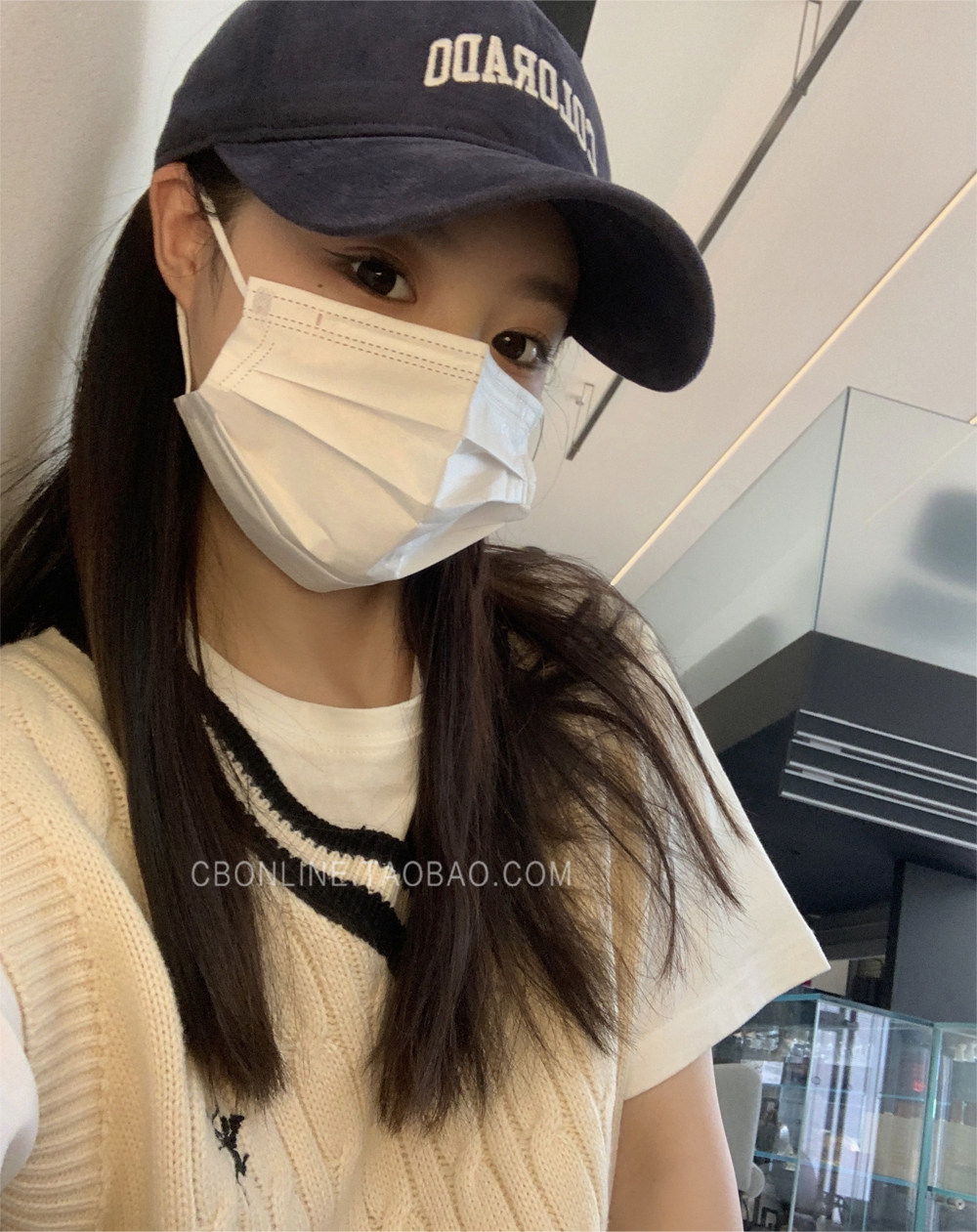 美式休闲大头围棒球帽子女秋季字母刺绣鸭舌帽显脸小宽檐百搭软顶详情11