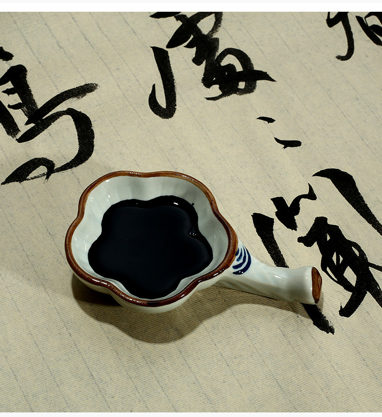 北京香山墨汁毛笔练习金墨白墨朱墨小楷春联国画创作书法专用墨水