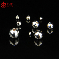 925 silver accessories round beads transfer beads scattered beads with beads handmade diy bracelet earrings jewelry material beads