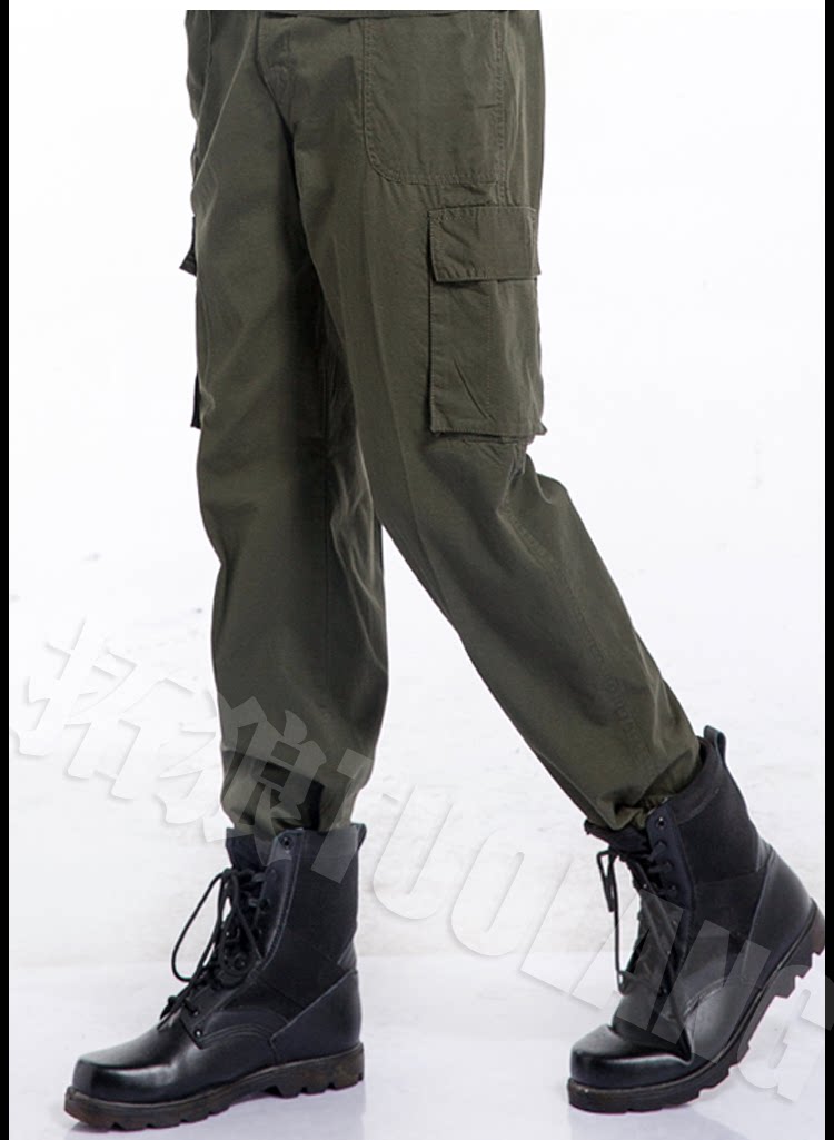 劳保服夏季工作服纯棉工裤长裤宽松焊工裤子男耐磨防烫多口袋薄款